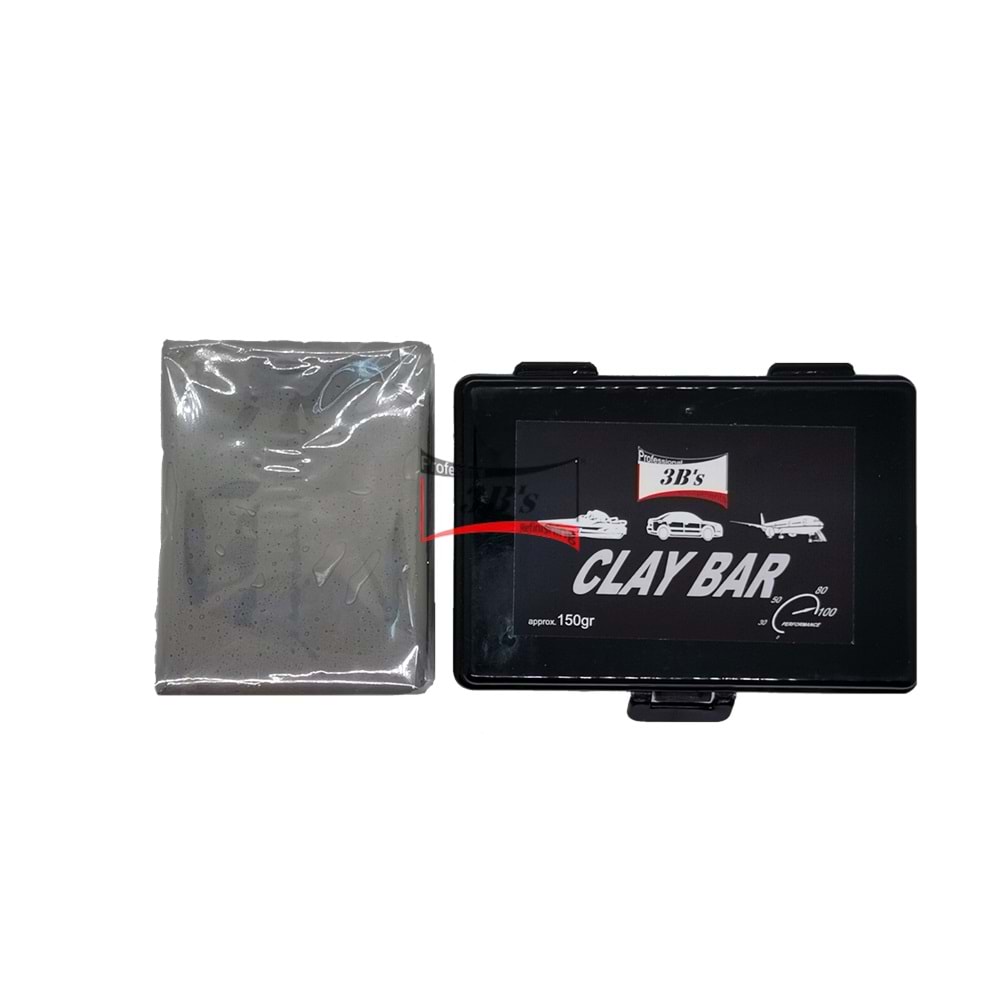 3BS KİL HAMURU GRİ 150 GR