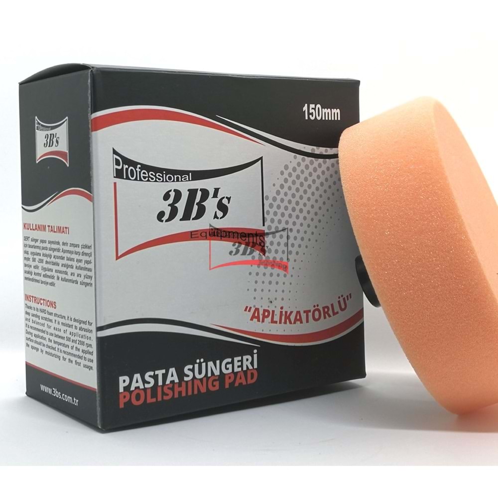 3BS APL.PASTA SÜNGERİ TURUNCU 150MM