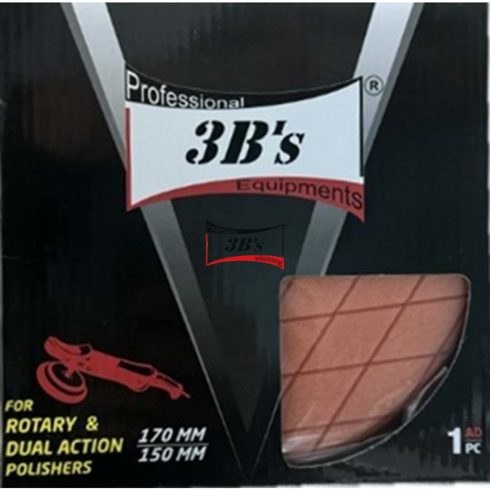 3BS PASTA SÜNGERİ ELMAS KESİM TURUNCU 170MM